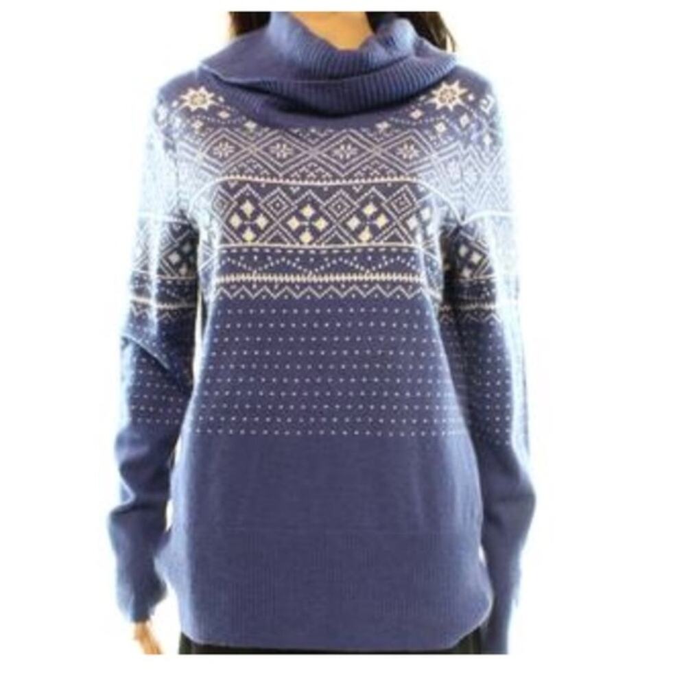 Alberto Makali Women Large Cowl Neck Fair sweater